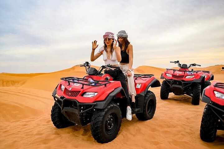 Dubai Desert Safari: Dune Bashing, Camel Ride, Quad & Cultural Camp Experience photo 4