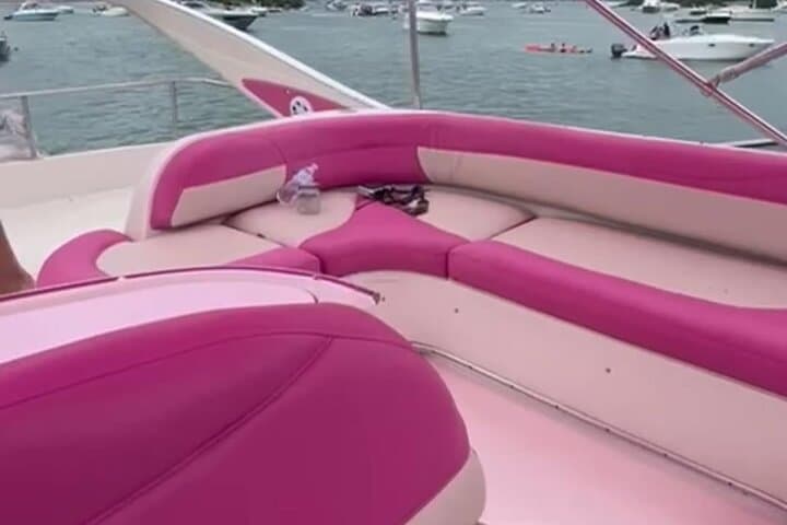 Pink Yacht Rental Miami: 50ft Luxury Pink Charter on Biscayne Bay photo 6