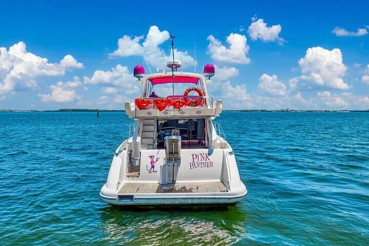 Miami Pink Yacht Rental: Private 60–70ft Biscayne Bay Charter (3–6 hrs) photo 5