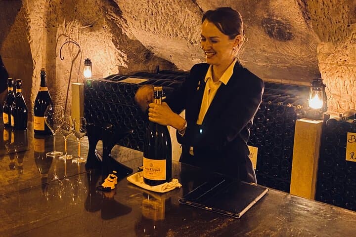 A Day at Veuve Clicquot: Private Champagne Cellars Trip from Paris