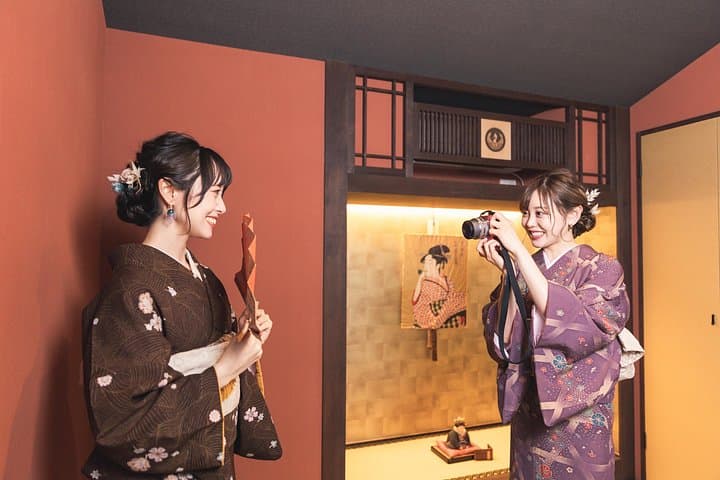 Dogo Onsen Kimono Experience: Tea, Dance & Traditional Photos in Matsuyama photo 2