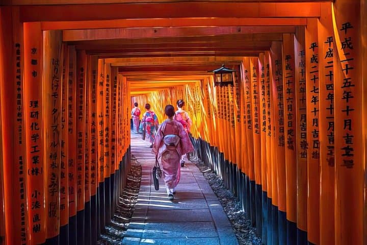 Kyoto Walking Tour: Fushimi Inari Torii, Arashiyama Bamboo Grove & Monkey Park photo 1