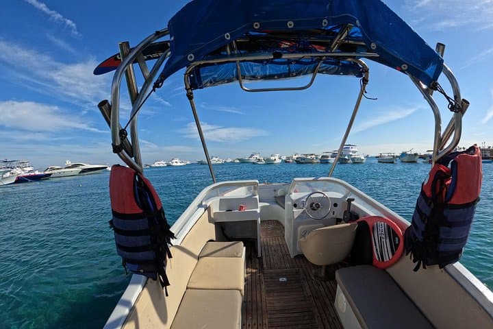 Private Speedboat to Hula Hula Island from Hurghada: Snorkel, Subwing & Beach Escape photo 2