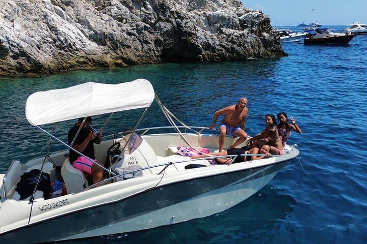 Private Capri Boat Tour from Positano: Blue Grotto, Caves & Swimming photo 2