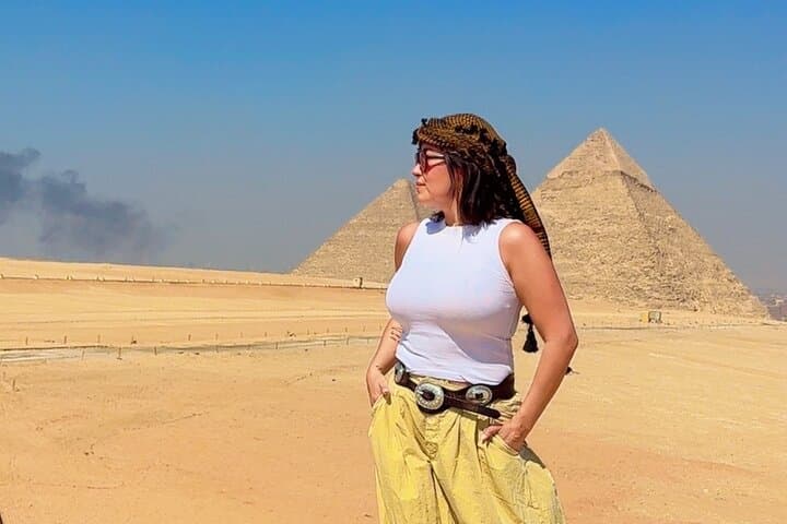 Giza Pyramids, Sphinx & Camel Ride: Private Half-Day Tour from Cairo