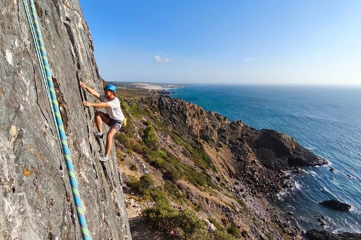 Climb the Cascais Sea Cliffs: Lisbon Rock Climbing Experience photo 3