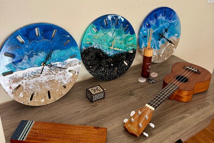 Maui Epoxy Resin Ocean Clock Workshop — Make a Wave-Inspired Timepiece photo 2