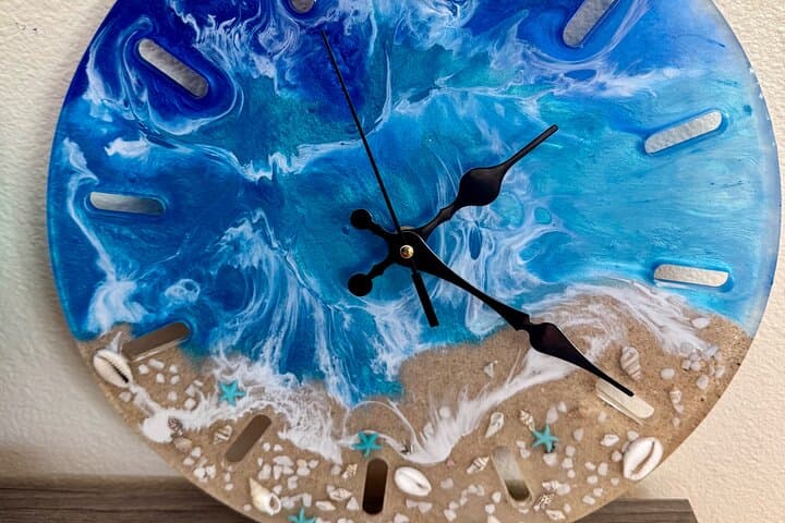 Maui Epoxy Resin Ocean Clock Workshop — Make a Wave-Inspired Timepiece photo 3