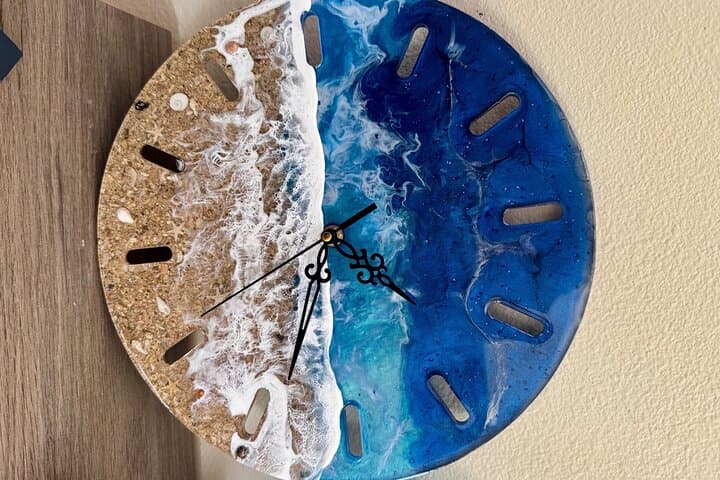 Maui Epoxy Resin Ocean Clock Workshop — Make a Wave-Inspired Timepiece photo 4