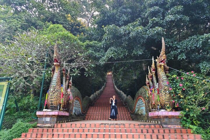 Evening at Doi Suthep: Wat Phalat & Monks' Chanting with Chiang Mai Views