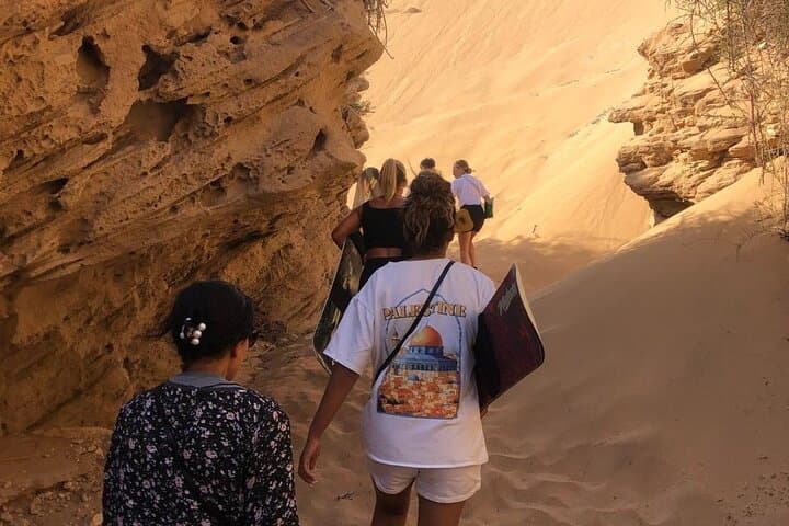 Agadir & Taghazout Sunset Sandboarding, Canyon Visit and Moroccan Dinner photo 5