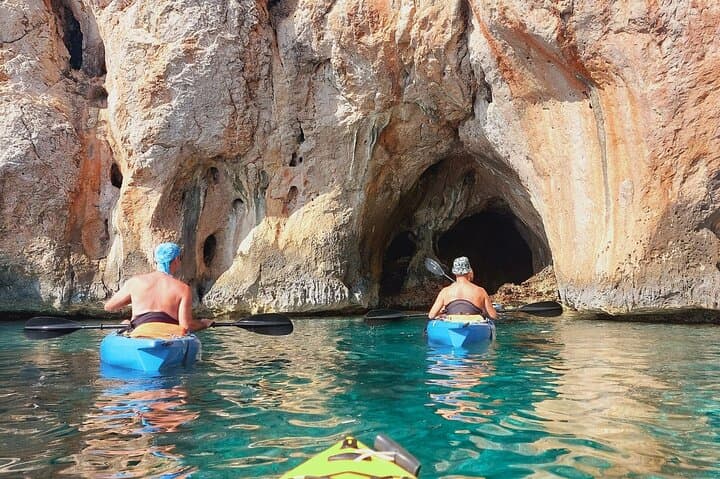 Sea Kayak Porto Conte Park Alghero: Cala Dragunara Tour with Aperitif photo 4