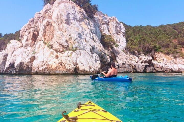 Sea Kayak Porto Conte Park Alghero: Cala Dragunara Tour with Aperitif photo 3