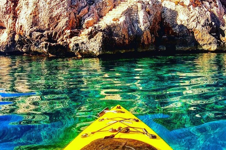 Sea Kayak Porto Conte Park Alghero: Cala Dragunara Tour with Aperitif photo 2