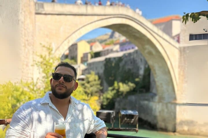 Mostar and Kravice Waterfalls Day Trip from Split — Old Bridge, Počitelj & Swimming photo 3