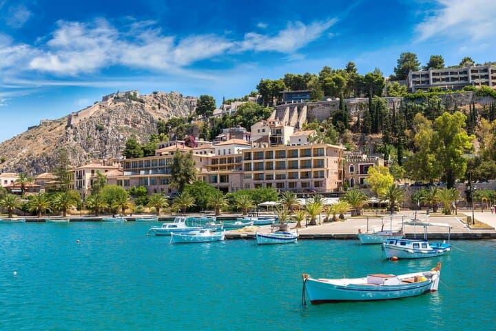 Nafplio Day Escape from Athens — Corinth Canal, Palamidi & Winery Options