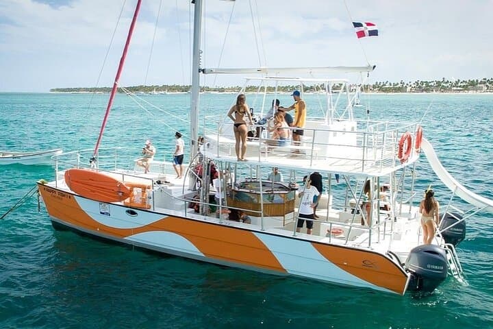 Sunset Catamaran Party Cruise from Sosúa — Snorkel, Lunch & Open Bar in Puerto Plata