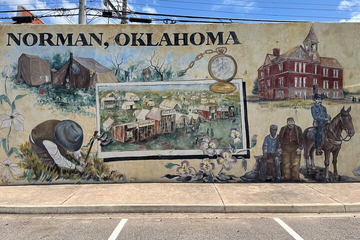 Norman Past and Present Downtown Walking Tour — Main Street History & Murals
