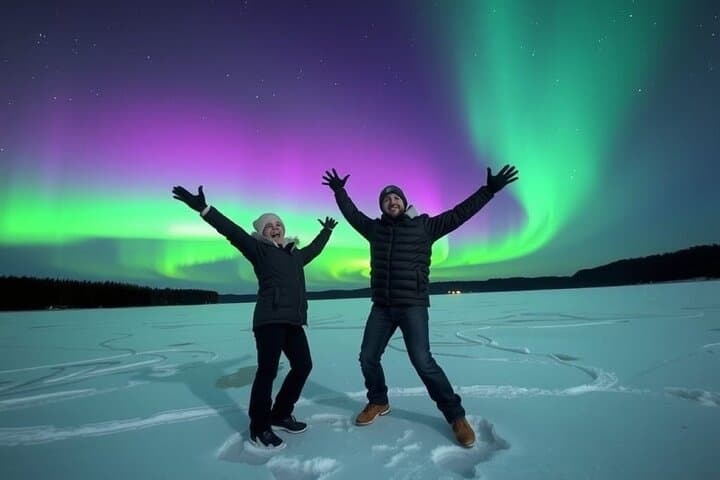 Levi Aurora Borealis Tour: Stargazing on a Frozen Lake photo 2