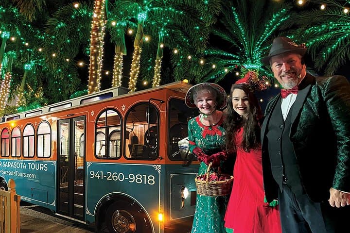 Sarasota Christmas Carol Trolley: Holiday Music, Lights & Downtown Caroling photo 1