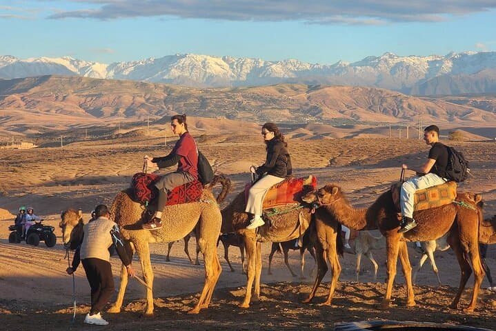 Agafay Desert Sunset & Dinner: Camel or Quad Adventure from Marrakech photo 4