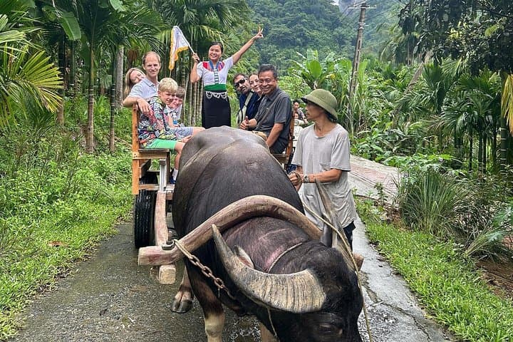 Pu Luong 3-Day Trek: Rice Terraces, Bamboo Rafting & Buffalo Cart Experience photo 2