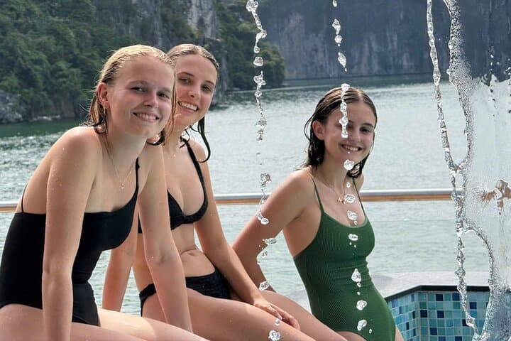 Luxury Day Cruise to Cat Ba & Lan Ha Bay with Biking from Hanoi photo 3