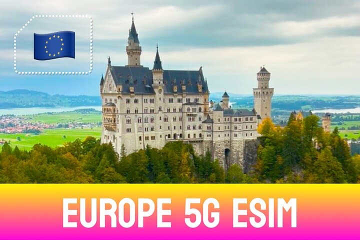 Stay Connected Across Europe: 5G Unlimited eSIM for 30+ Countries