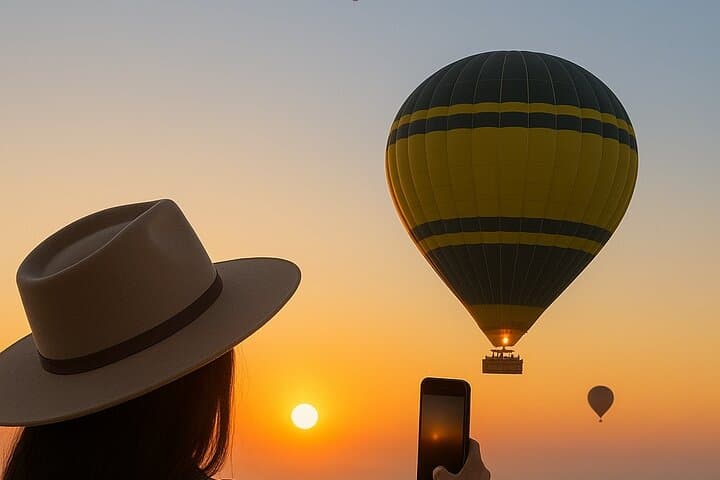 Dubai Sunrise Hot Air Balloon Over the Desert — Flight with Refreshments & Transfers photo 6