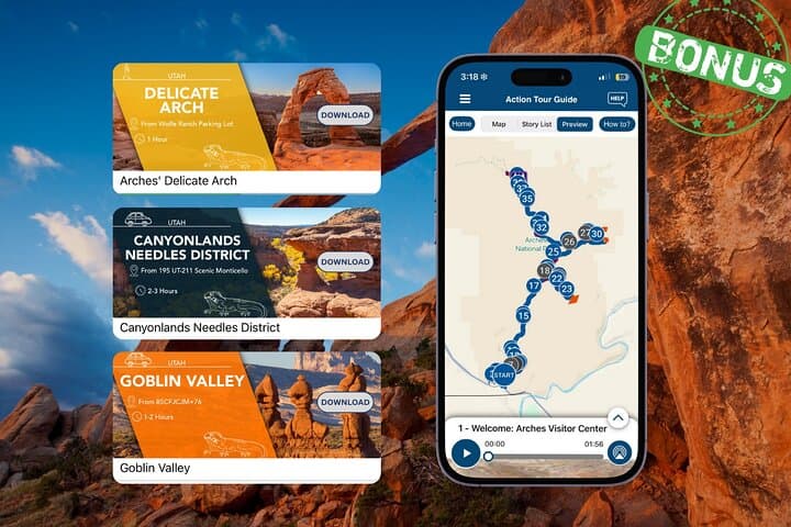 Drive Arches and Canyonlands: Self-Guided Audio Tour from Moab