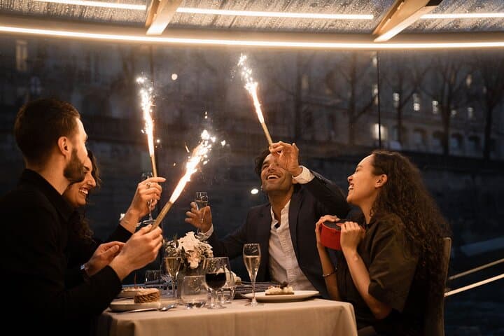 Bastille Day Seine River Dinner Cruise — Champagne, Monuments & Fireworks photo 3