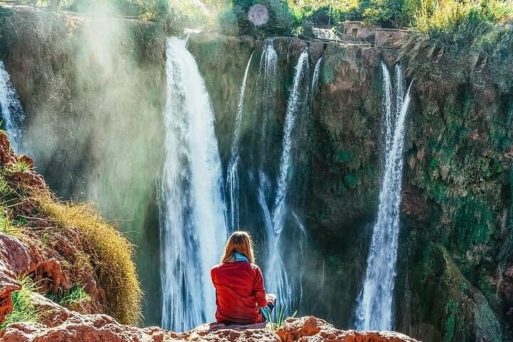 Ouzoud Waterfalls Day Trip from Marrakech — Boat Ride, Monkeys & Riverside Lunch
