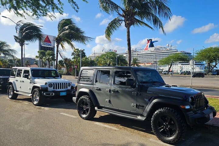 Jeep Wrangler 4-Door Hardtop Rental — Explore Aruba’s Rugged North Coast