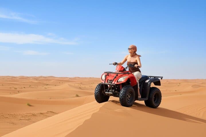 Dune Bashing in Dubai Lahbab Desert – 4WD, Sandboarding & Optional ATV photo 2
