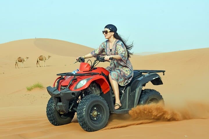Dune Bashing in Dubai Lahbab Desert – 4WD, Sandboarding & Optional ATV photo 4