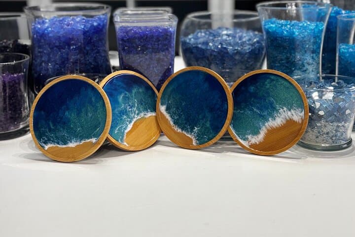 Siesta Key Resin Coaster Workshop — DIY Epoxy Coaster Class in Sarasota photo 4