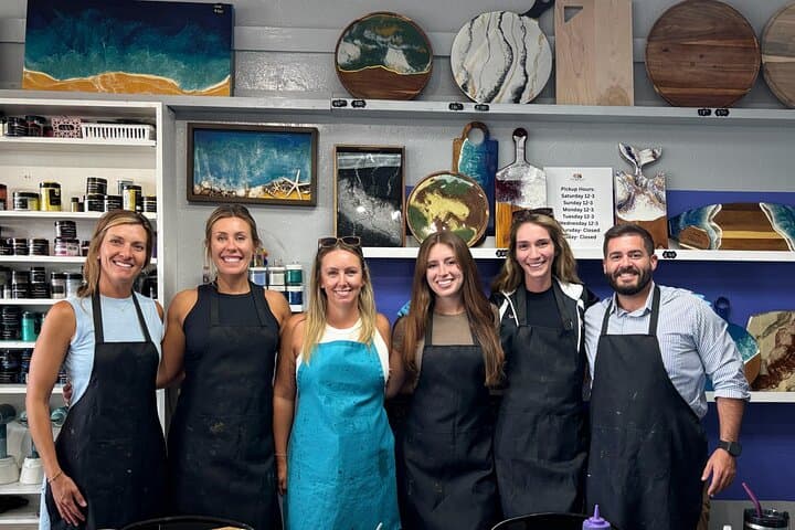 Siesta Key Resin Coaster Workshop — DIY Epoxy Coaster Class in Sarasota photo 2