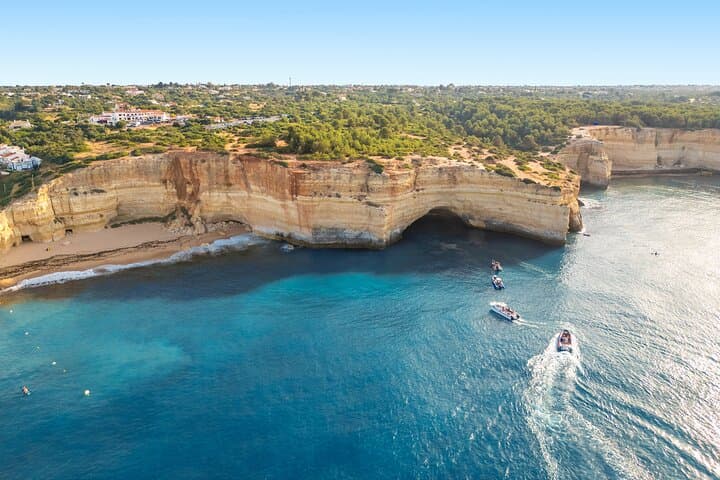 Portimão to Benagil: Private RIB Caves Circuit & Algarve Coast Sightseeing photo 4