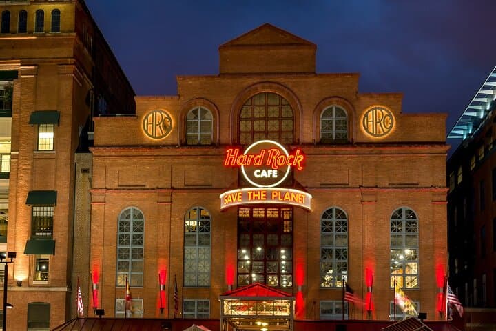 Hard Rock Cafe Baltimore: Inner Harbor Prix-Fixe Menu & Music Memorabilia