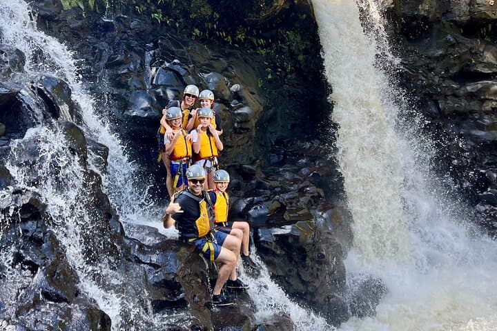Umauma Triple-Tier Waterfall Rappel and River Canyoneering on Big Island photo 3