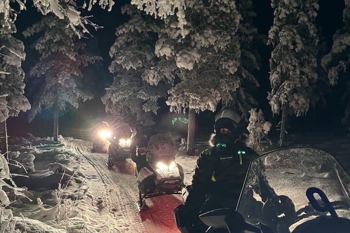 Northern Light Snowmobile Tour in Kiruna: Arctic Night Ride Under the Aurora photo 4