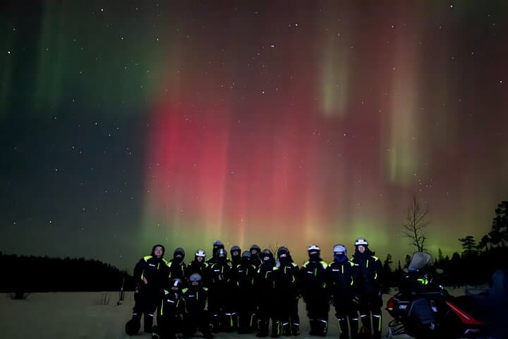Northern Light Snowmobile Tour in Kiruna: Arctic Night Ride Under the Aurora photo 2
