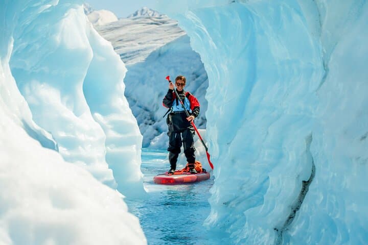 Helicopter Glacier Paddleboarding on Knik Glacier — Half-Day SUP Adventure Near Anchorage photo 1