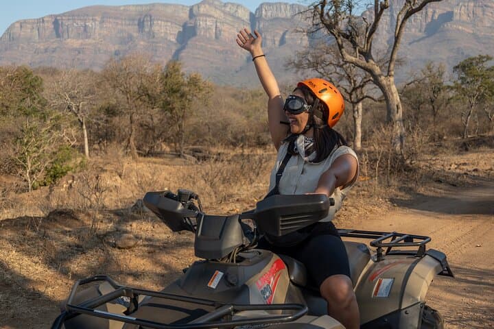 Hoedspruit Quad Bike Safari and Zipline 2-Hour Bushveld Adventure