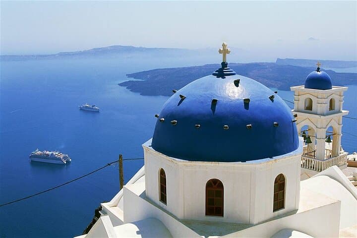 Santorini Mythical Tour: Monastery, Red Beach & Villages in One Day photo 2