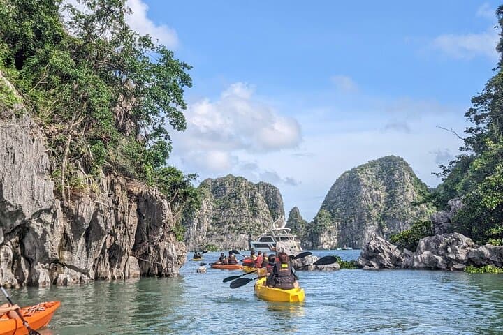 Lan Ha Bay Luxury Day Cruise from Hanoi: Cat Ba Island, Kayaking & Viet Hai Village photo 3
