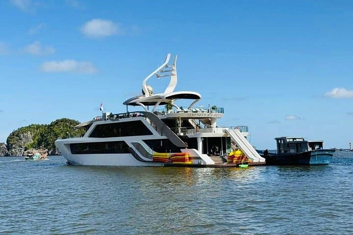 Luxury Lan Ha Bay Day Cruise from Hanoi — Biking, Kayaking & Water Slides photo 1