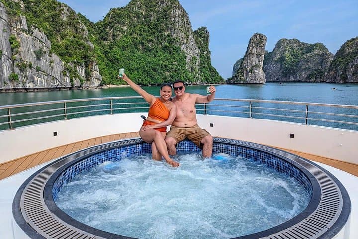Luxury Lan Ha Bay Day Cruise from Hanoi — Biking, Kayaking & Water Slides photo 4