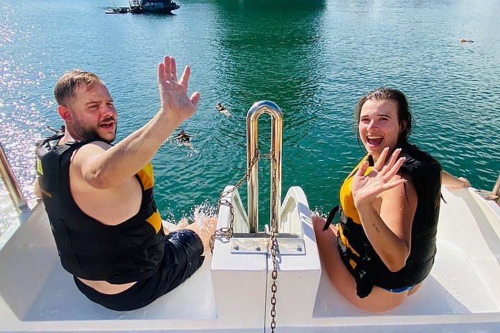 Luxury Lan Ha Bay Day Cruise from Hanoi — Biking, Kayaking & Water Slides photo 2