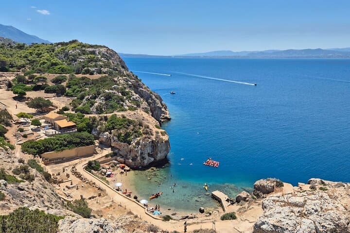 Loutraki Kayak: Lake Vouliagmeni to the Temple of Hera